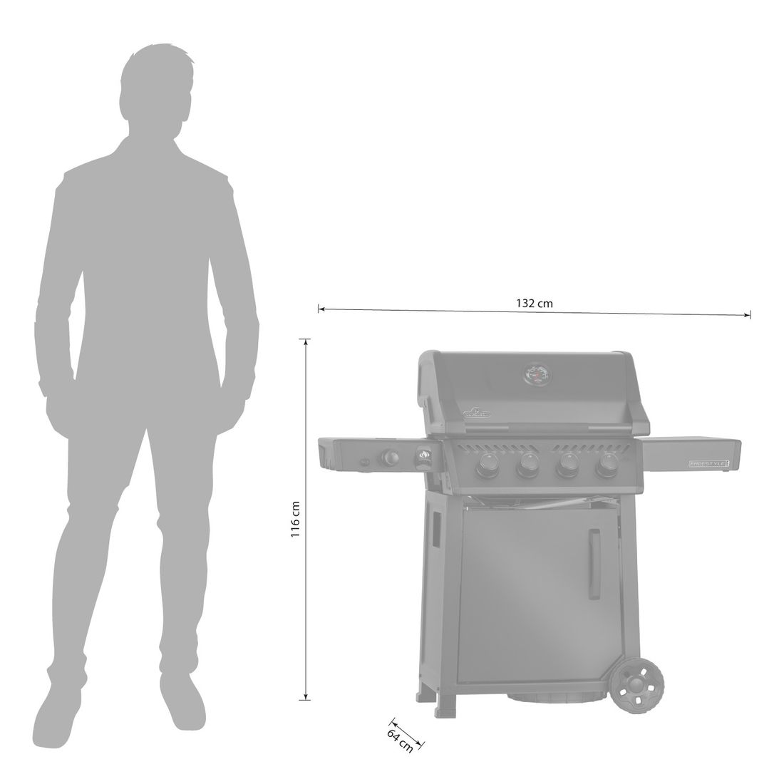 Napoleon Phantom Freestyle PRO 425 Gasgrill FP425DSIBPK-1-DE-PHM