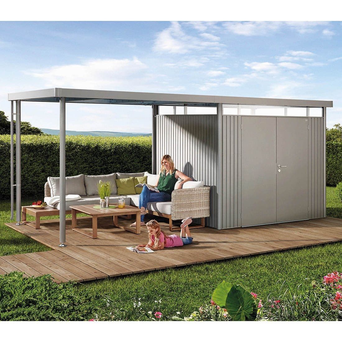 Biohort HighLine Seitendach 282x275x222cm