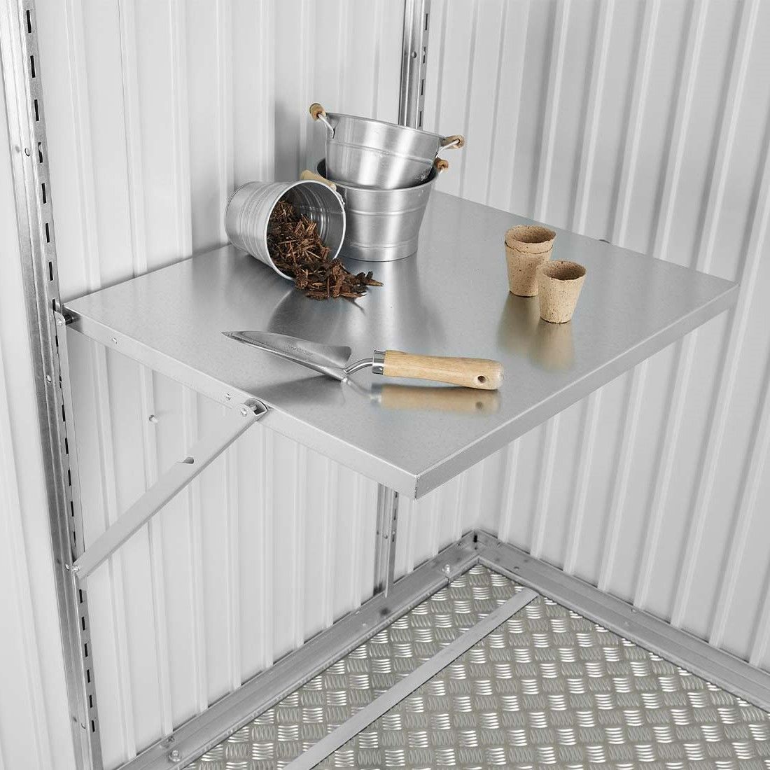 Biohort Klapptisch zu Gerätehäuser/Geräteschrank