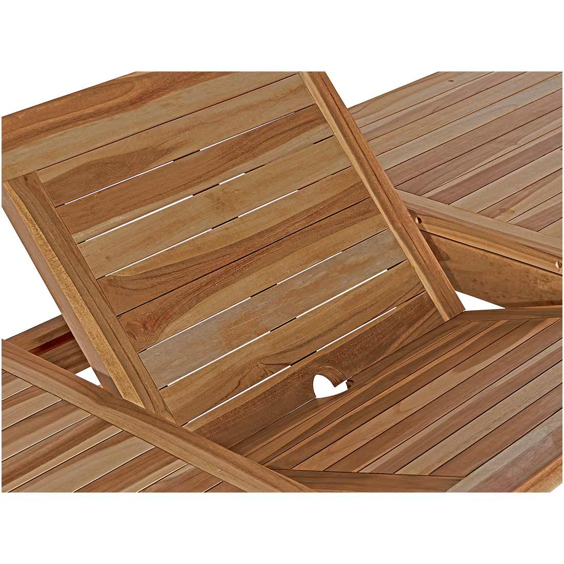 OUTLIV. Ontario Gartenmöbel-Set L (6 Plätze) Tisch 180/240x100cm
