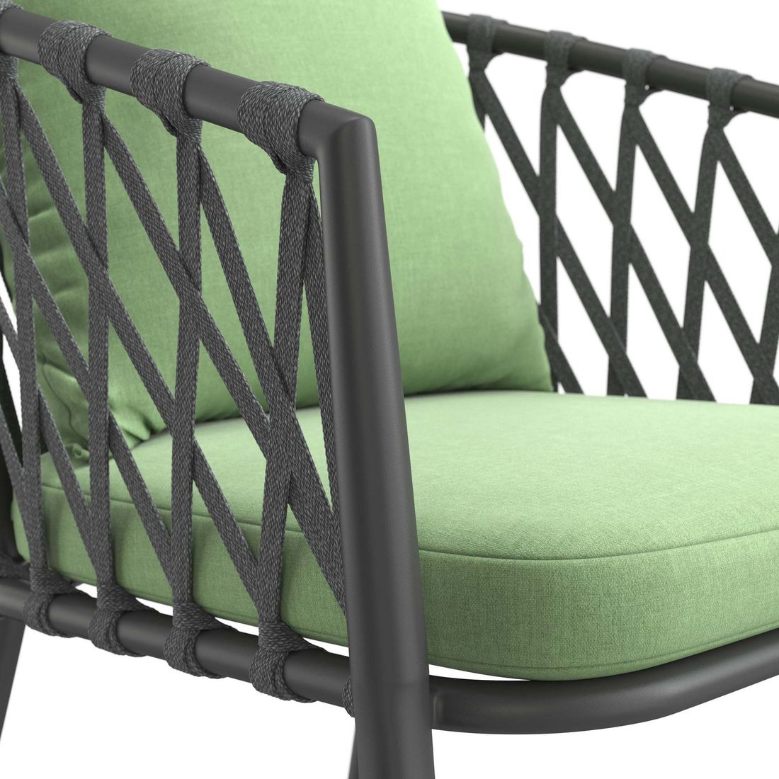 LC Garden Sunrepo Stapelsessel Aluminium mit Sitz- und Rückenkissen