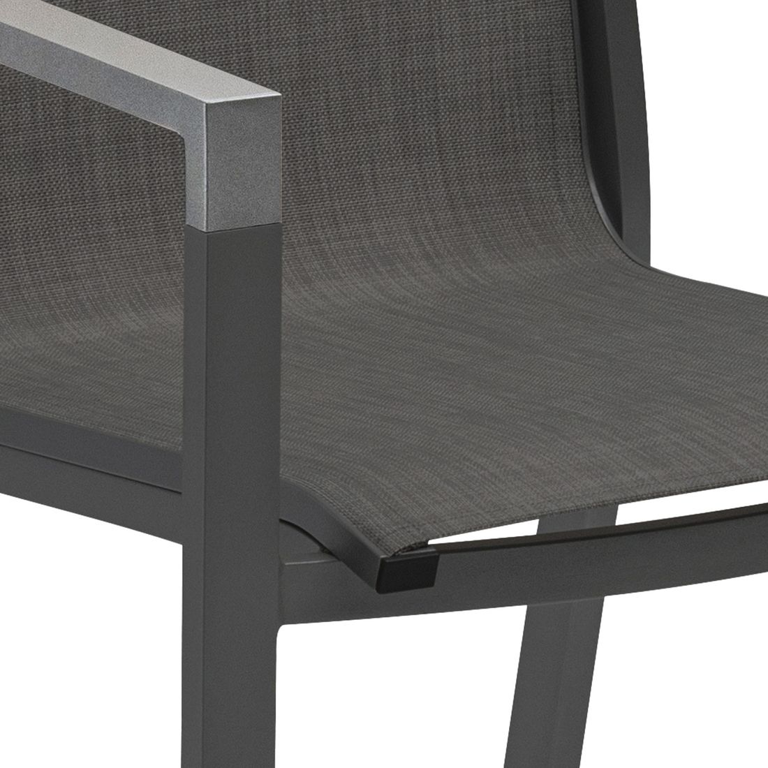 Kettler Rasmus Garten-Barstuhl Aluminium/Outdoorgewebe