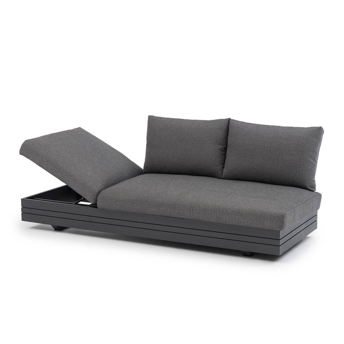 Zebra Cubo Neo Ecklounge inkl. Loungetische Aluminium/Sunproof