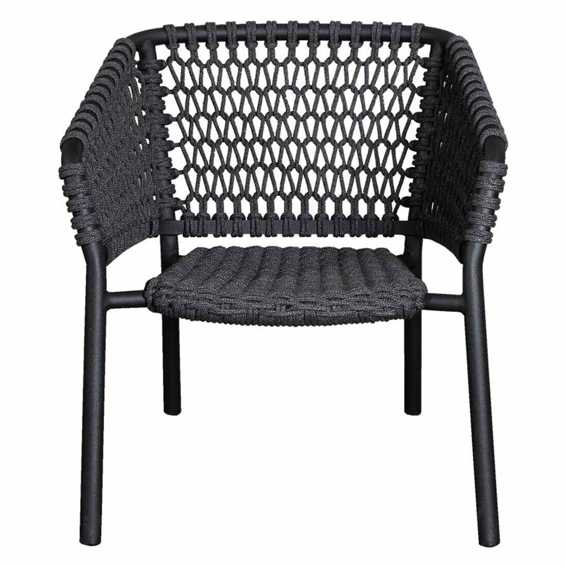 Cane-Line Ocean Loungesessel Aluminium/Rope