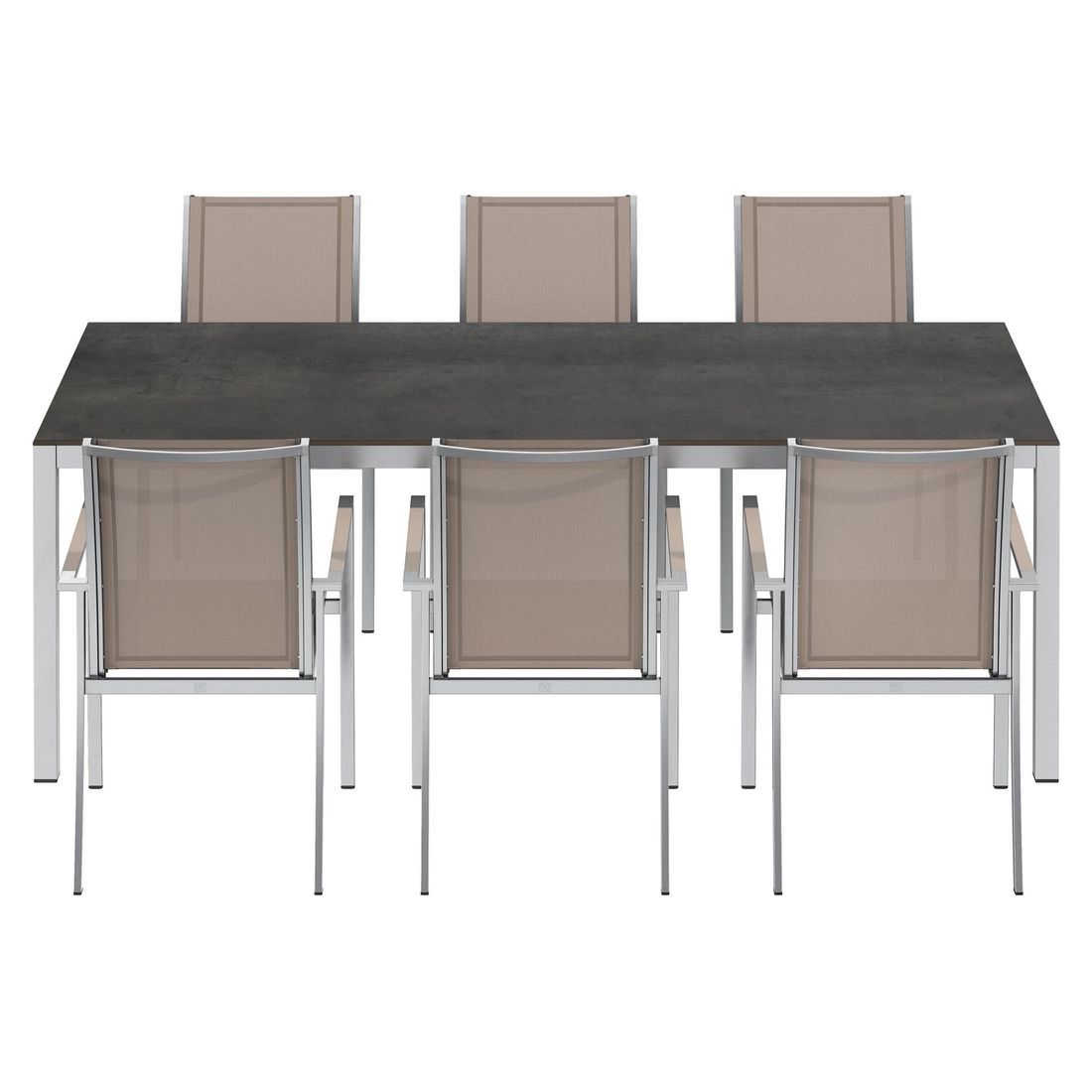 OUTLIV. Oviedo Gartenmöbel-Set L (6 Plätze) Tisch 220x100cm