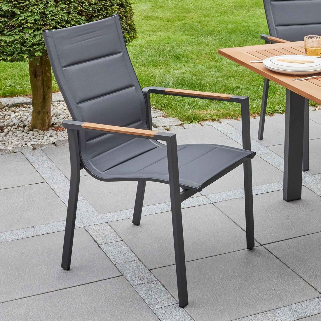 LC Garden Unicamo Stapelsessel Aluminium/Textilene
