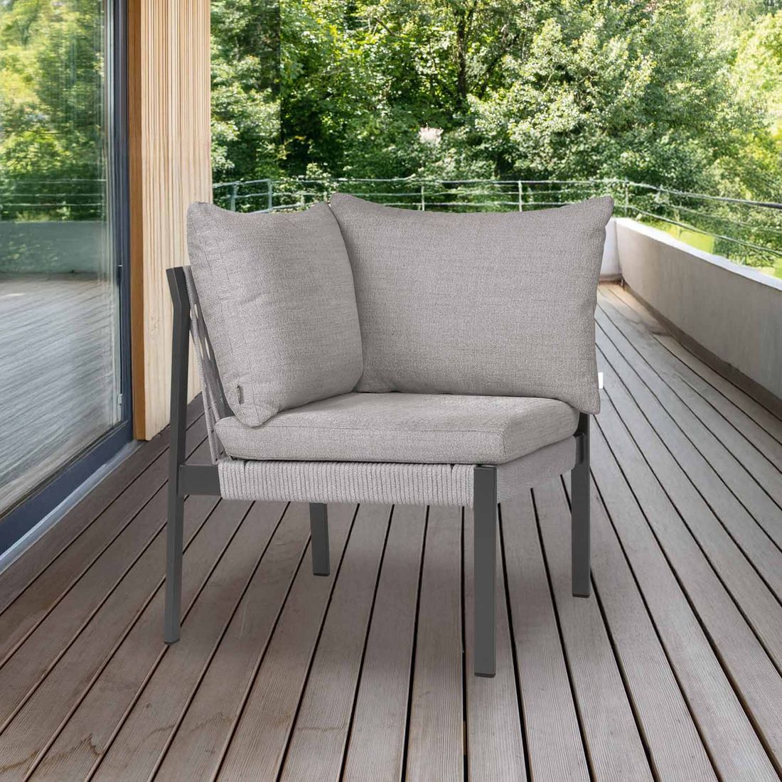 Stern Tammo Eck-/Endmodul Aluminium/Rope/Outdoorstoff