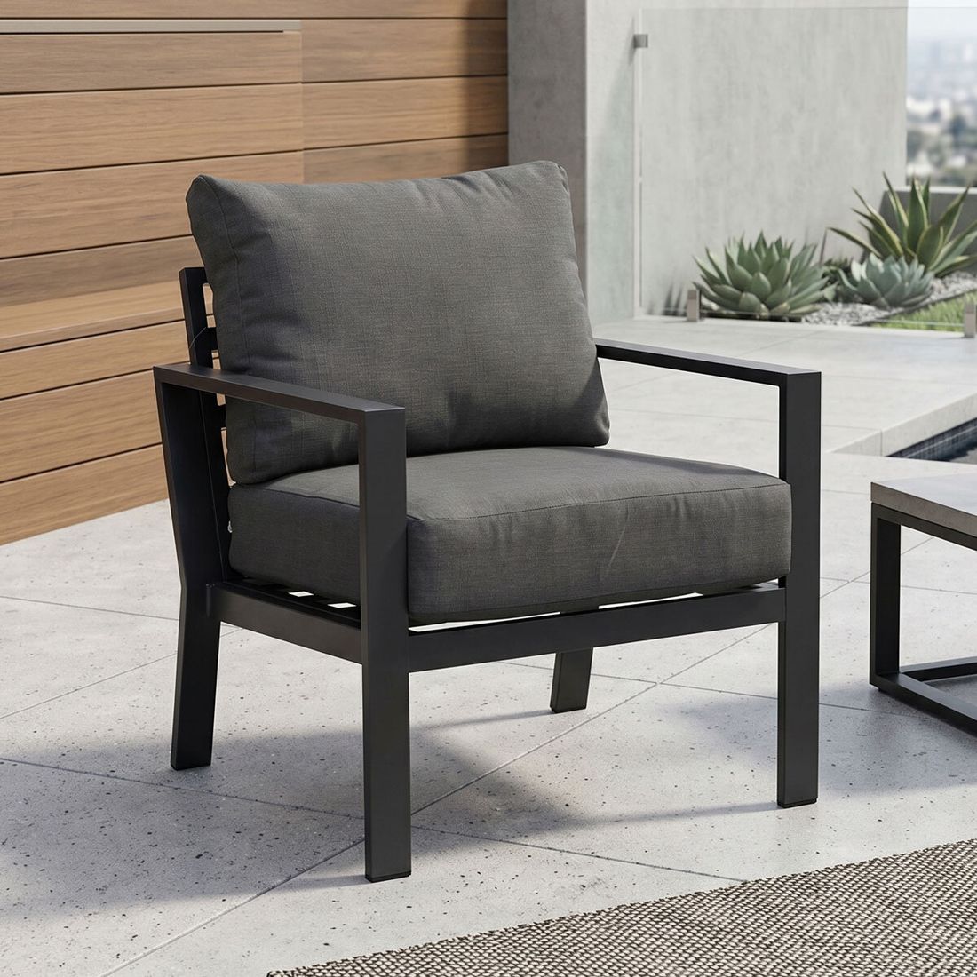 OUTLIV. Atlanta Loungesessel Aluinium/Olefin