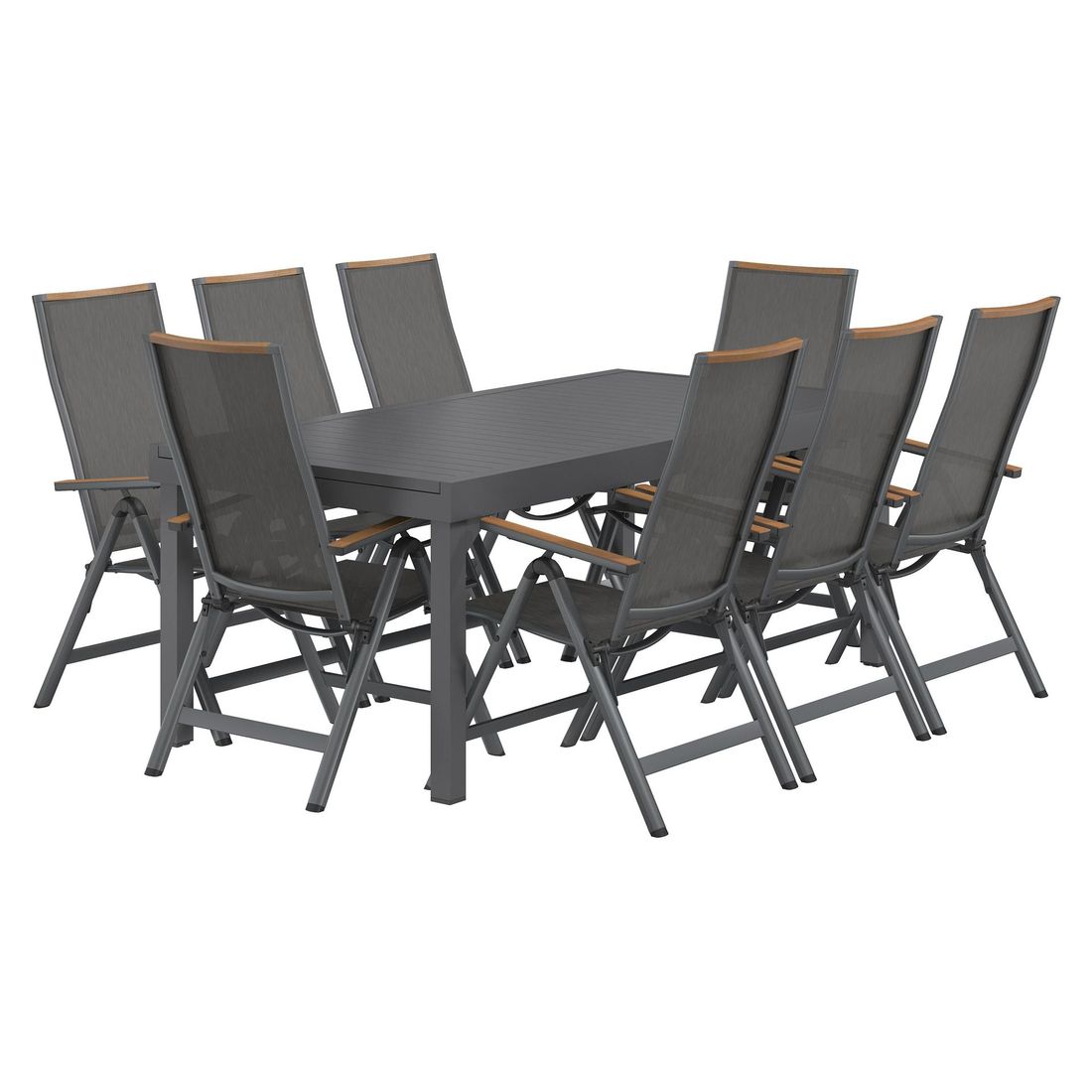 OUTLIV. Jacob Gartenmöbel-Set Tisch 200/320x100,5cm