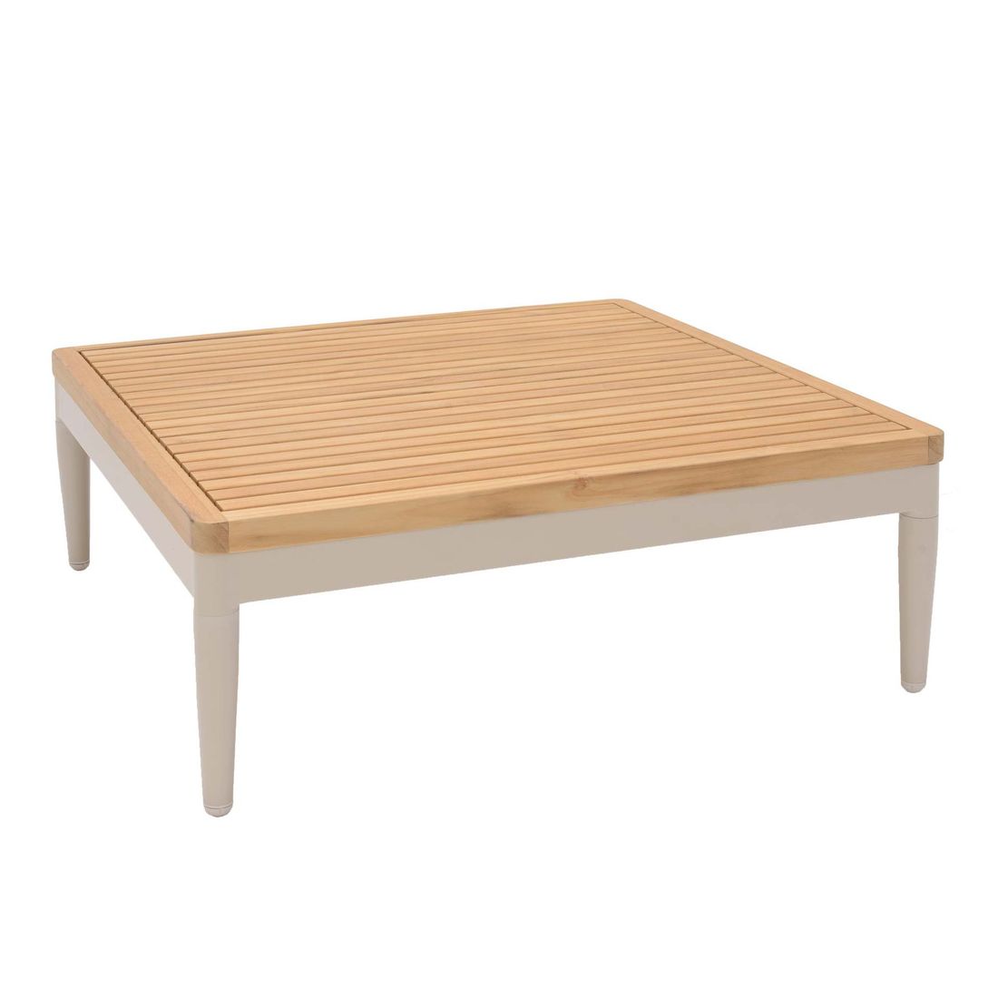LifestyleGarden Topaz Loungetisch 73x73cm Aluminium/Teak