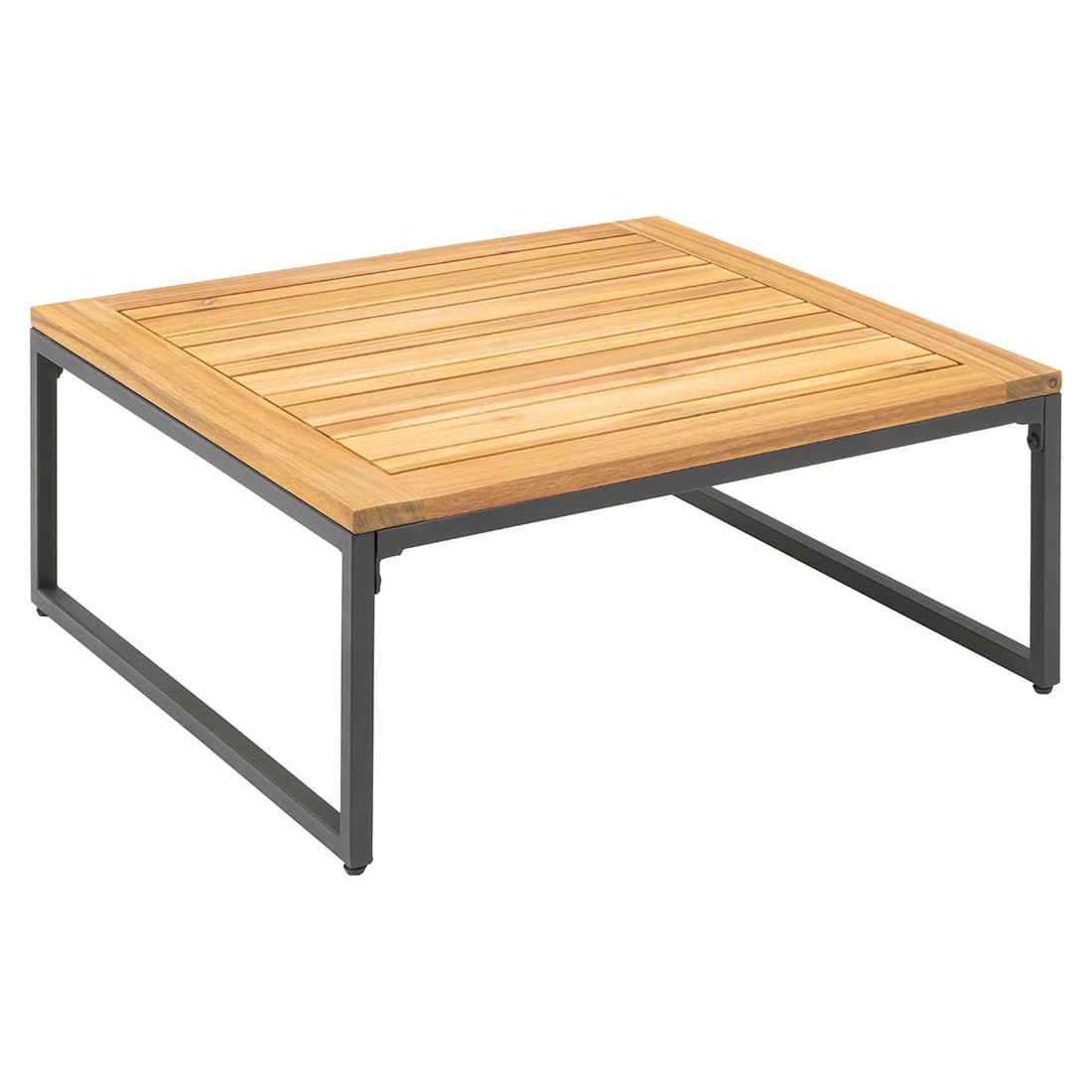 OUTLIV. Floris Ecklounge inkl. Loungetisch Stahl/Akazie/Polyester