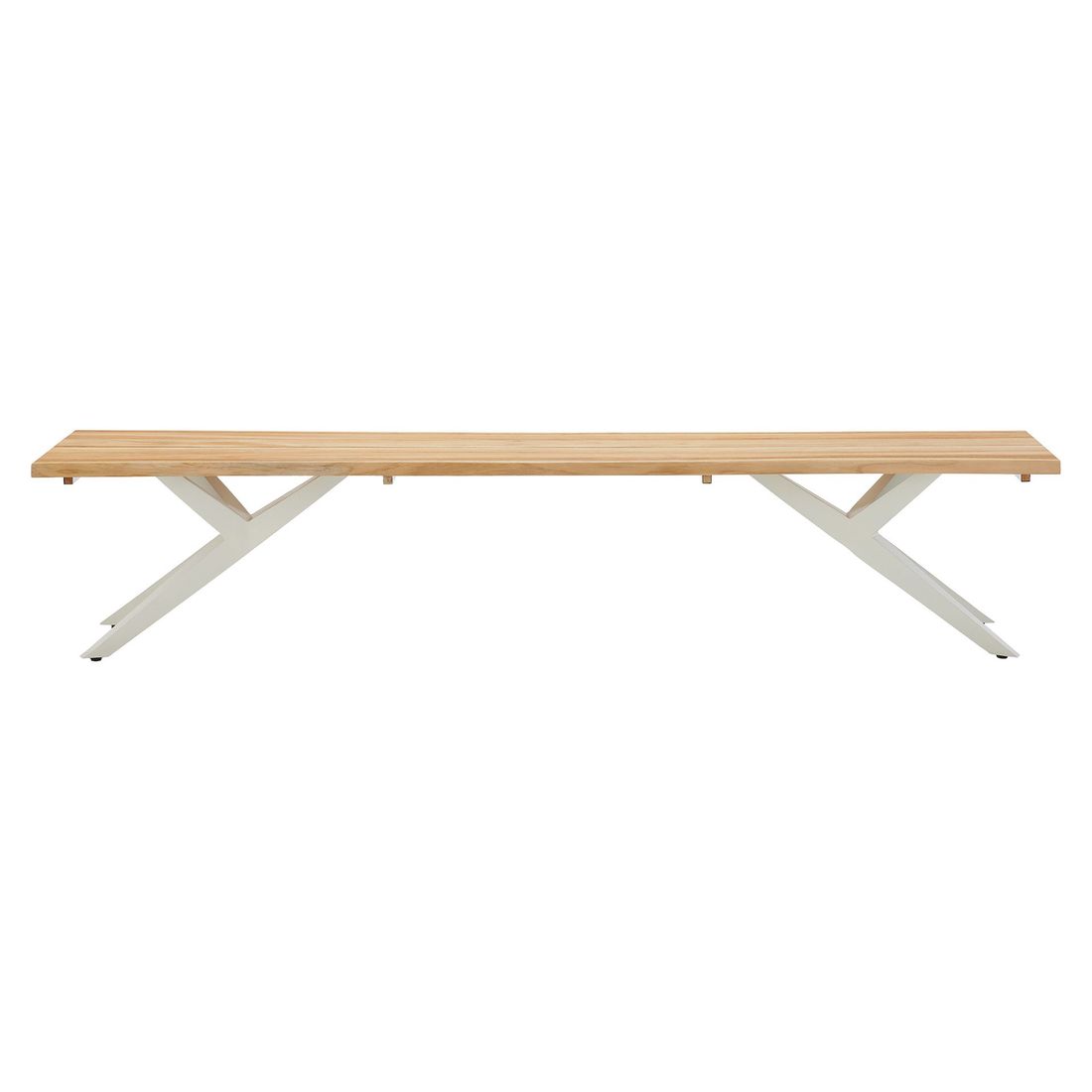 Musterring Skagen Gartenbank Edelstahl/Teak