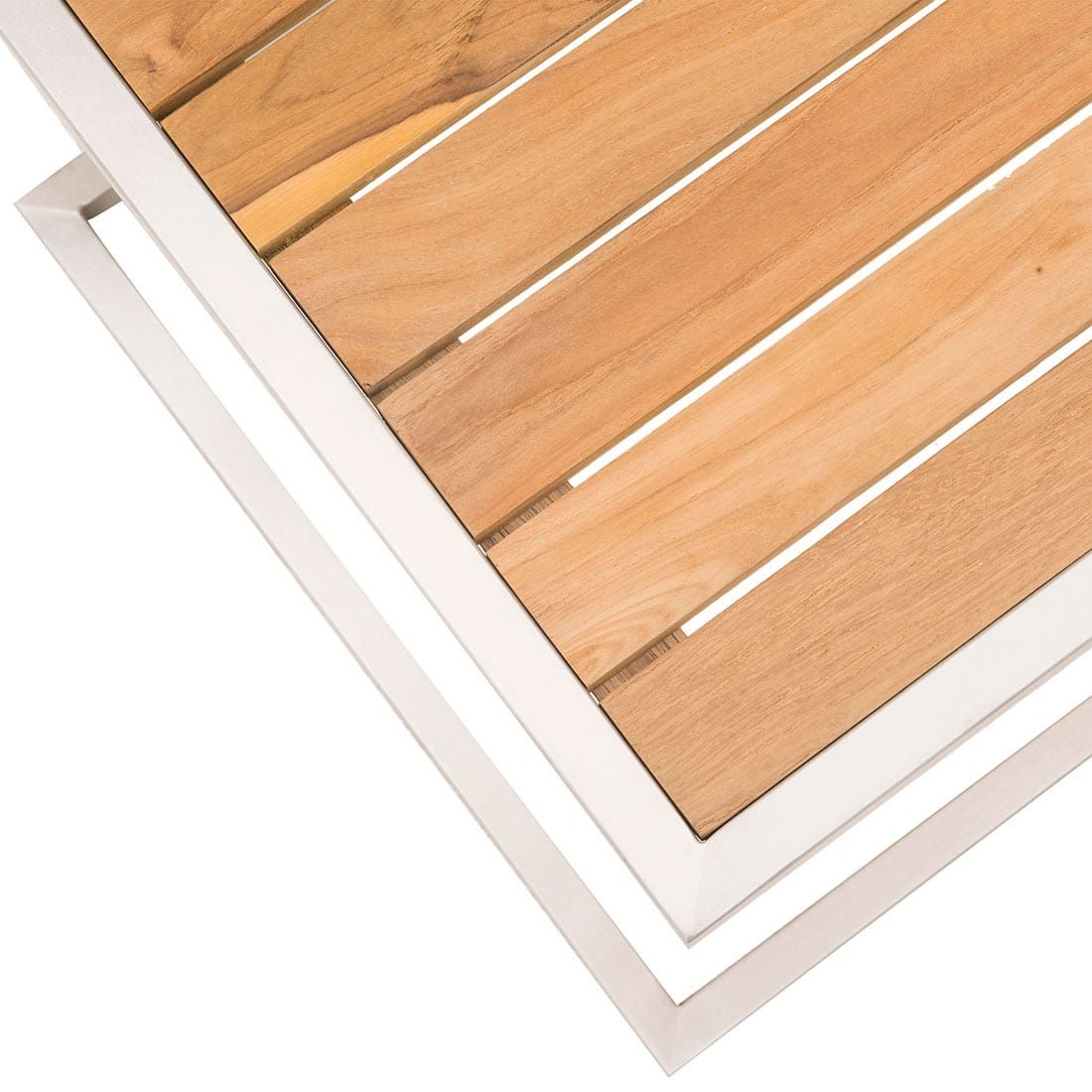 OUTLIV. Pasadena Beistelltisch 45x50x45cm Edelstahl/Teak