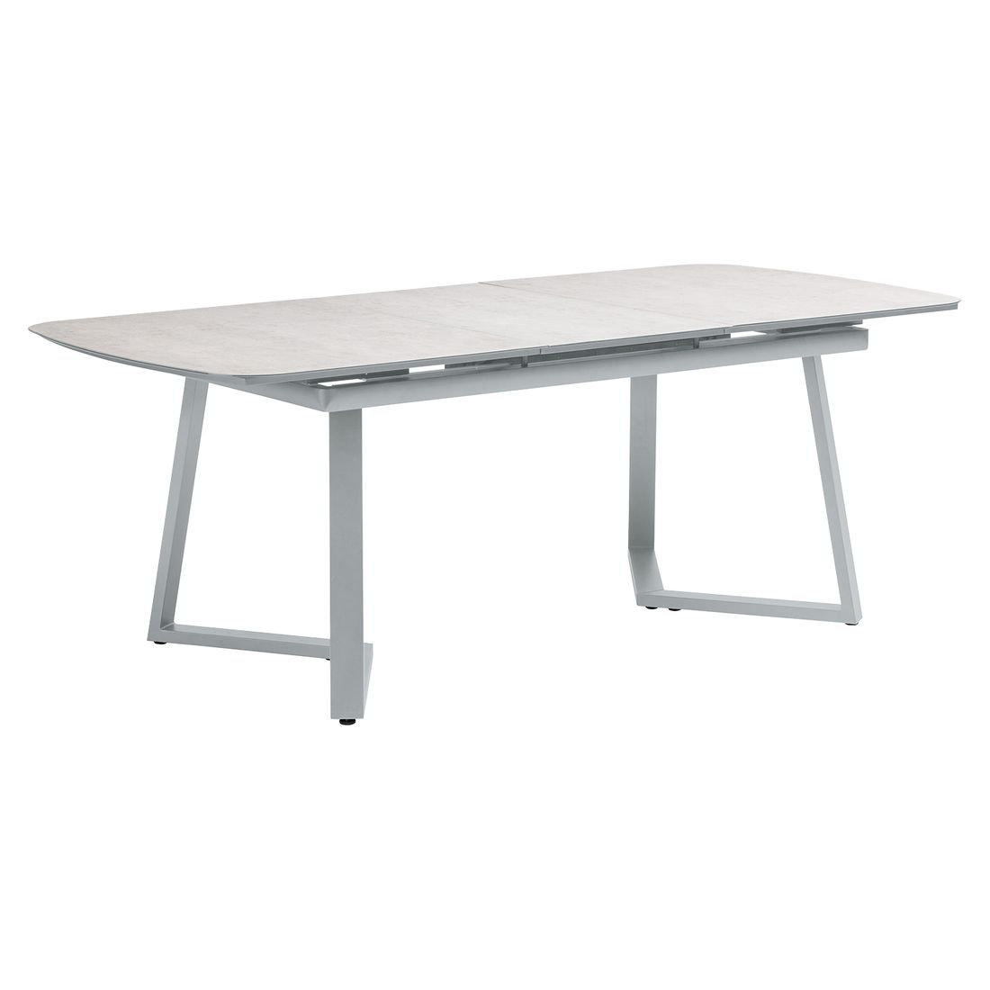 Kettler Ausziehtisch 160/210x100cm Aluminium/Glaskeramik