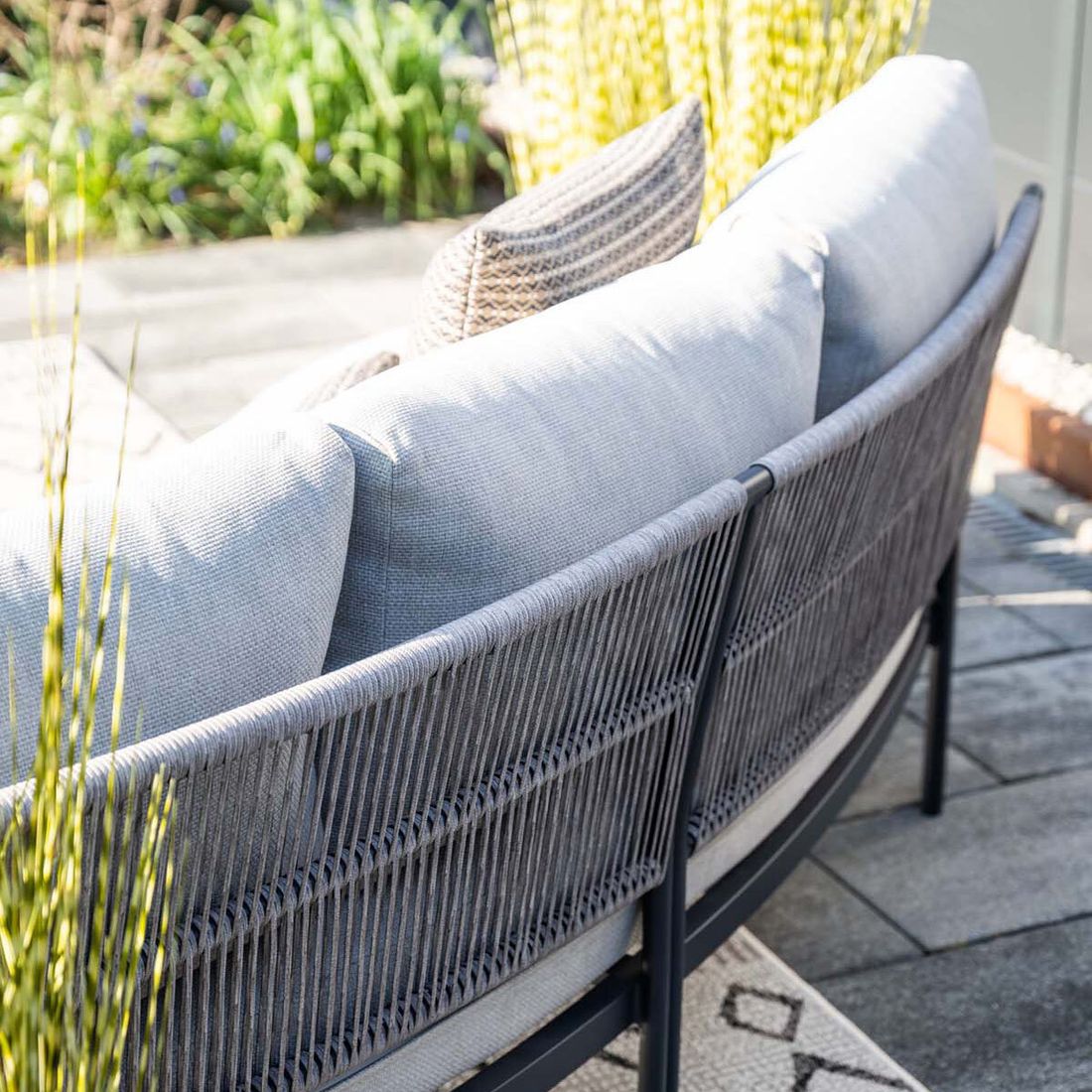 Garden Impressions Tirolo Gartenloungesofa Aluminium/Rope/Polyester
