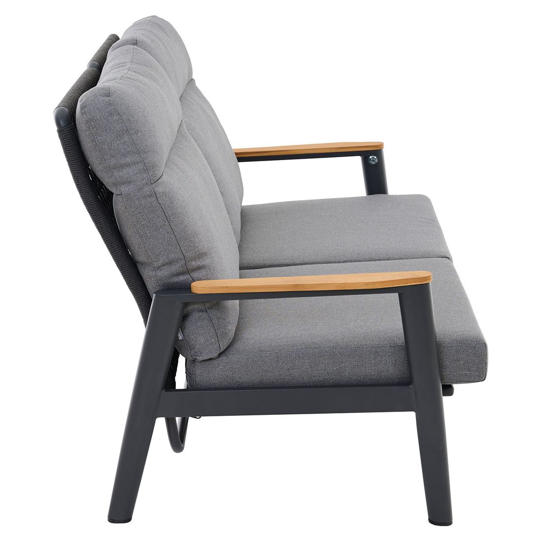 Siena Garden Cortina Gartenloungesofa Aluminium/Rope/Kunstfaser