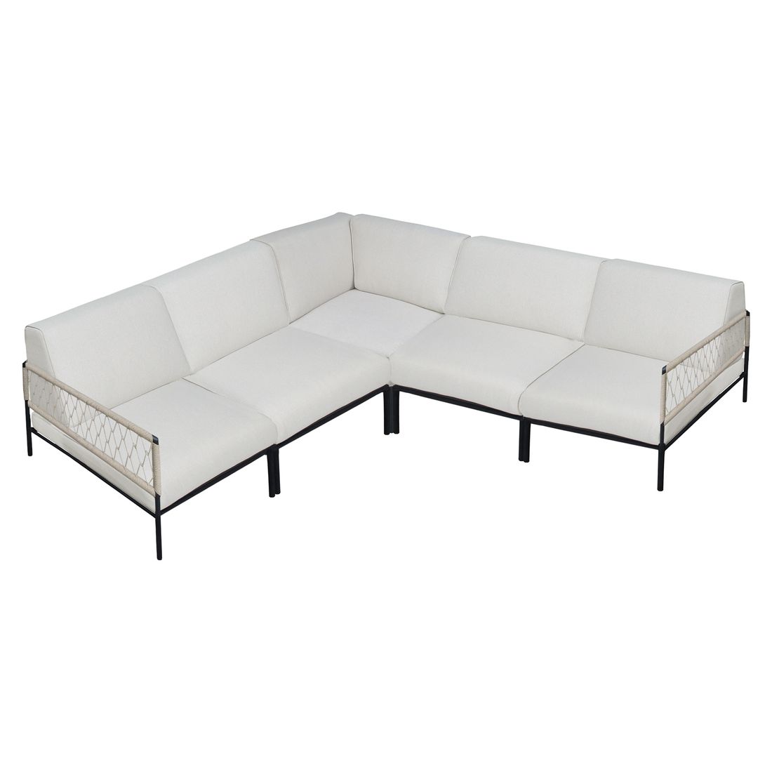 OUTLIV. Blair Ecklounge Stahl/Rope/Olefin