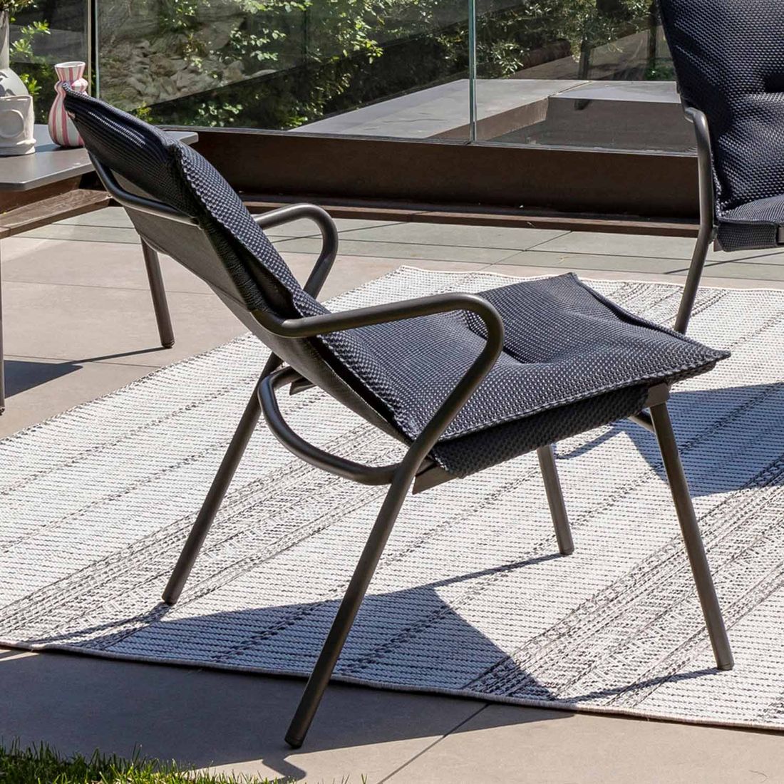 Lafuma Vence Loungesessel Stahl/BeComfort