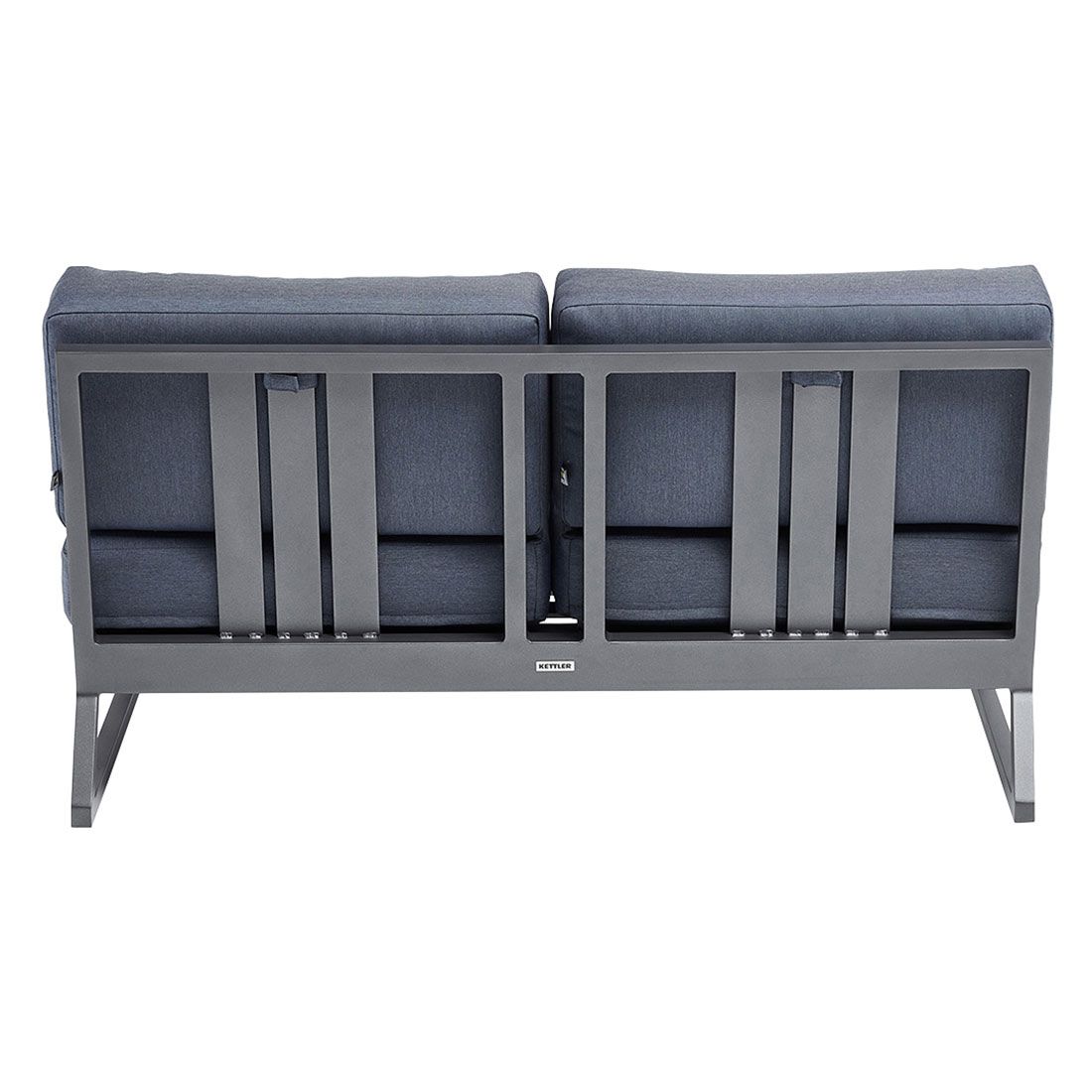 Kettler Ocean Skid Platform Loungebank Aluminium/Agora