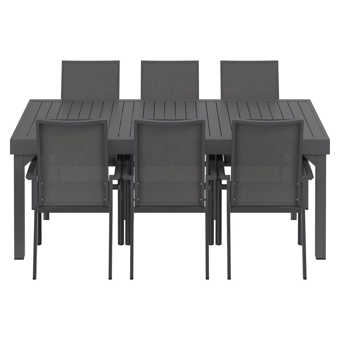 OUTLIV. Lucca Gartenmöbel-Set L (6 Plätze) Tisch 200/320x100,5cm