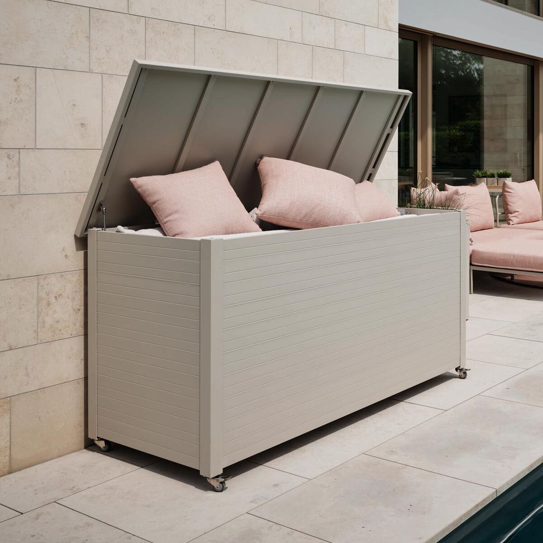 Stern Gilbert Gartenbox inkl. Schloss Aluminium