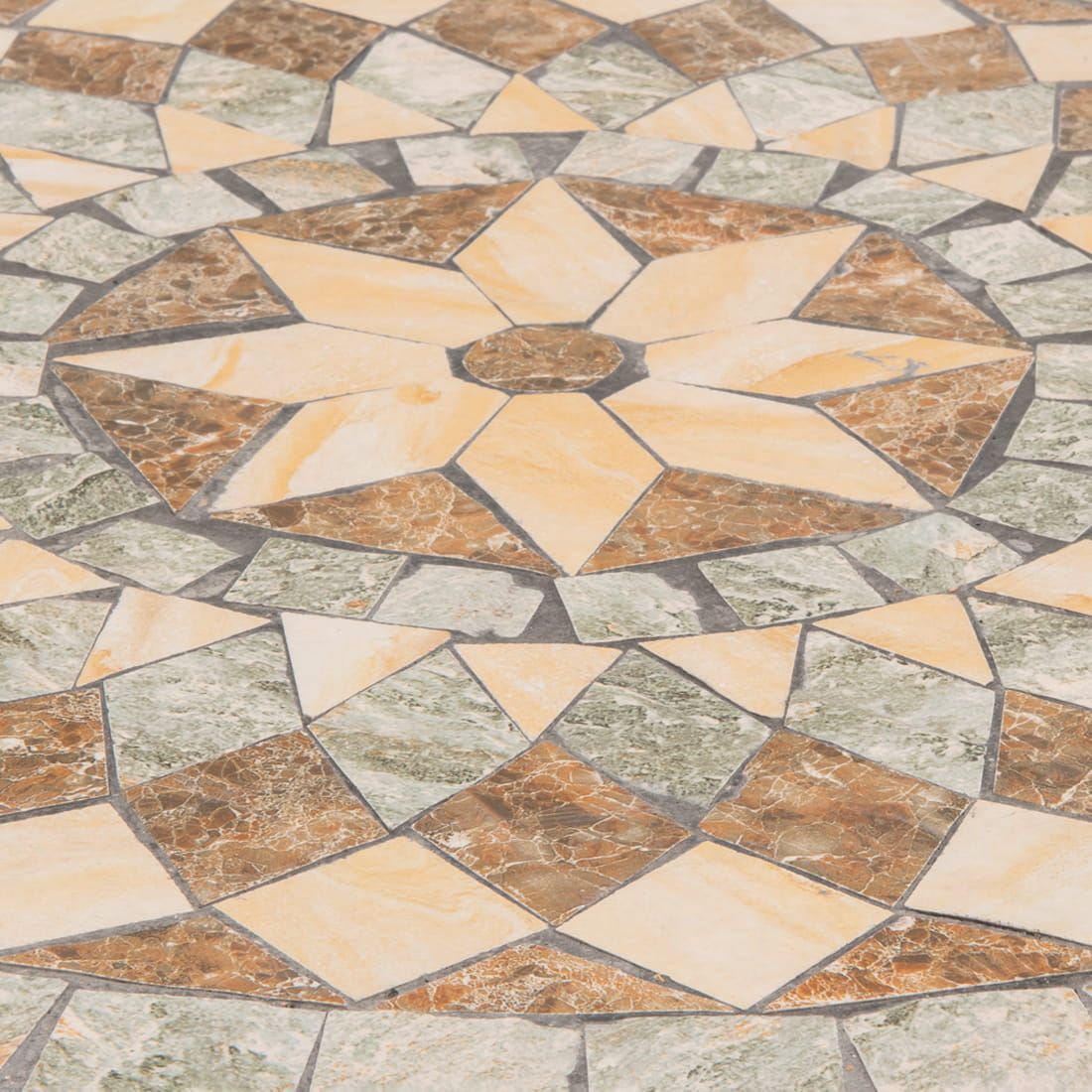 OUTLIV. Mosaik Gartentisch Ø60cm Eisen/Mosaik