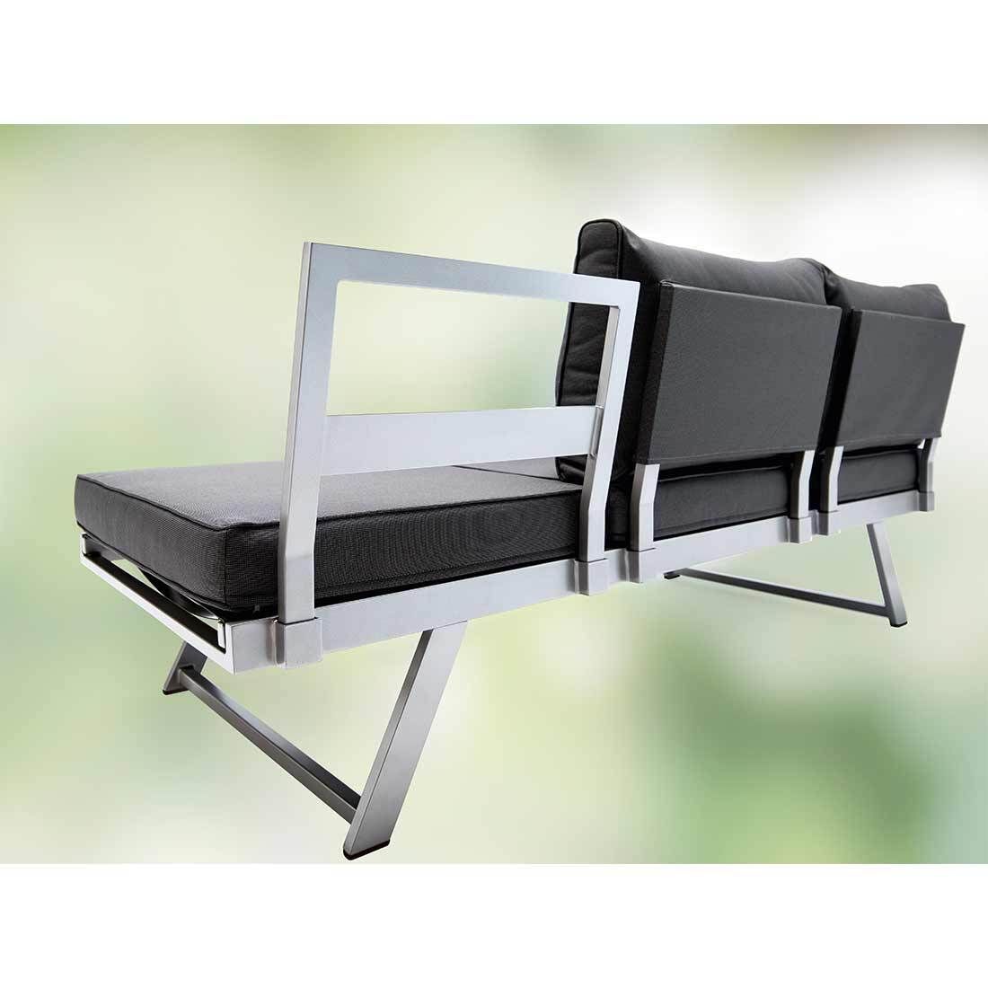 Sieger Auckland Diningsofa Aluminium/Sunproof