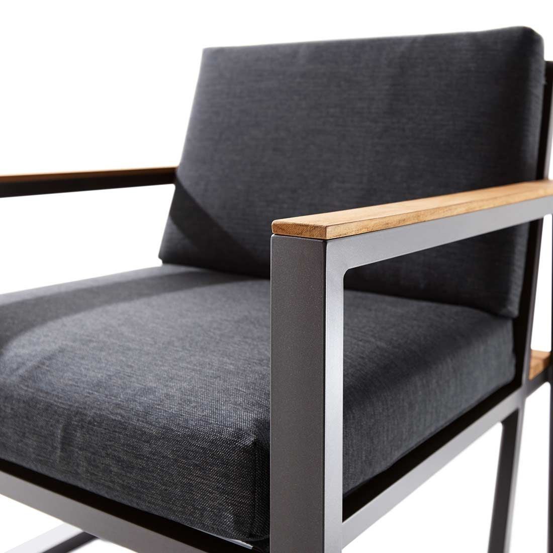 Sieger Havanna Dininglounge 9-teilig Aluminium/Sunproof