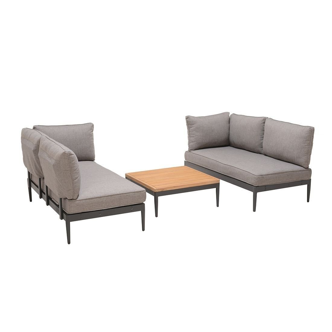 LifestyleGarden Topaz Loungeset inkl. Loungetisch Aluminium/Olefin
