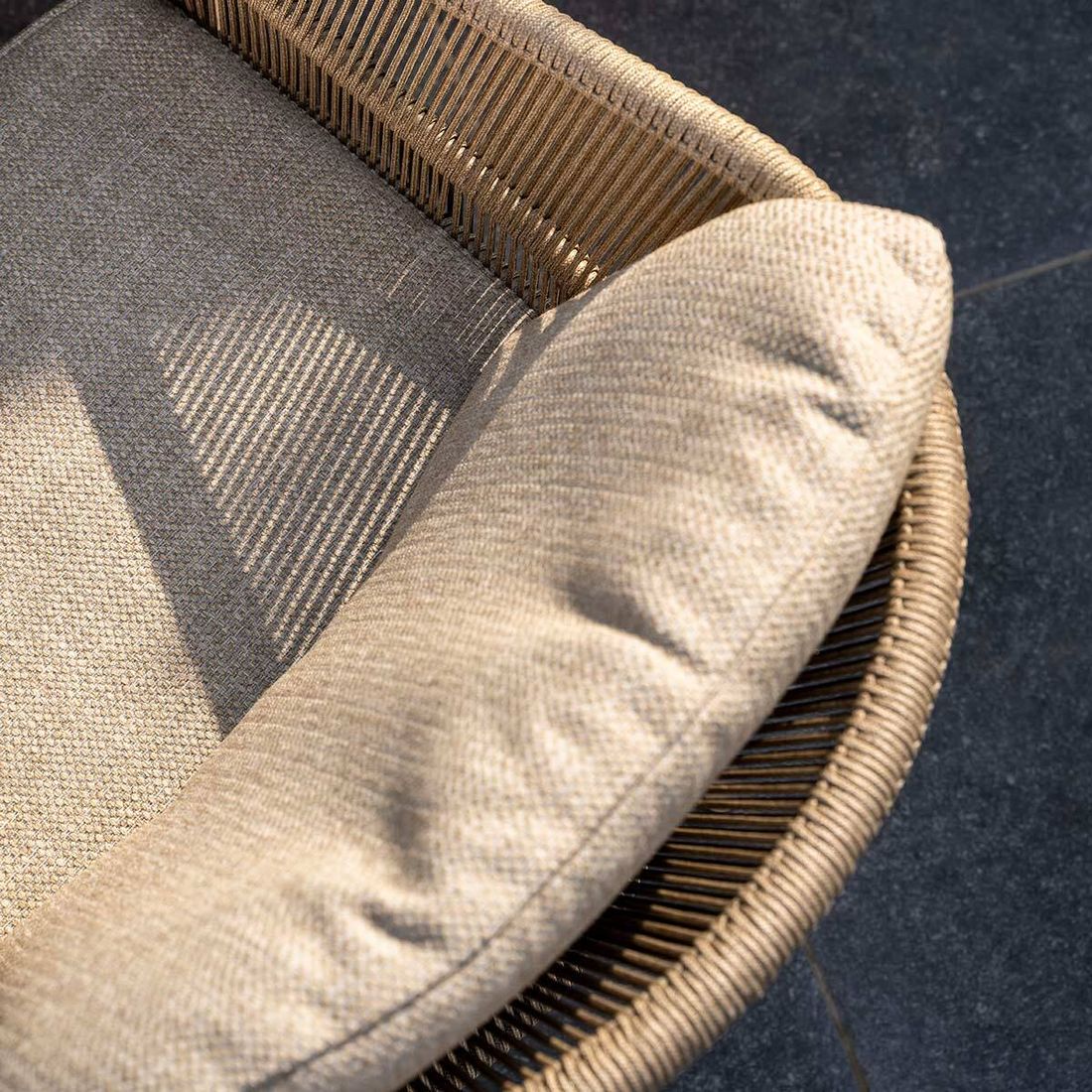 4Seasons Florence Loungesessel Aluminium/Rope/Olefin