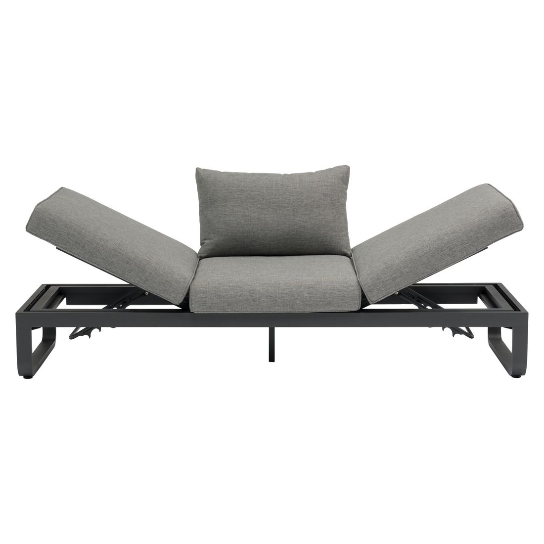 Zebra Fly Gartenloungesofa verstellbar Aluminium/Olefin