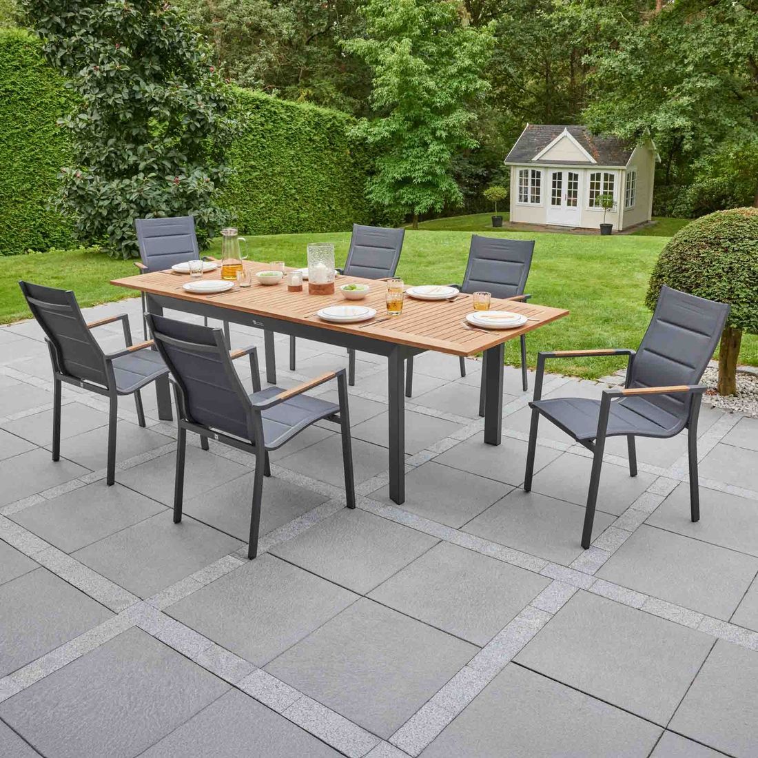 LC Garden Unicamo Stapelsessel Aluminium/Textilene