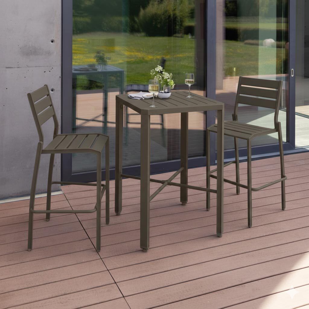 Kettler Latitude Stehtisch 70x70cm Aluminium