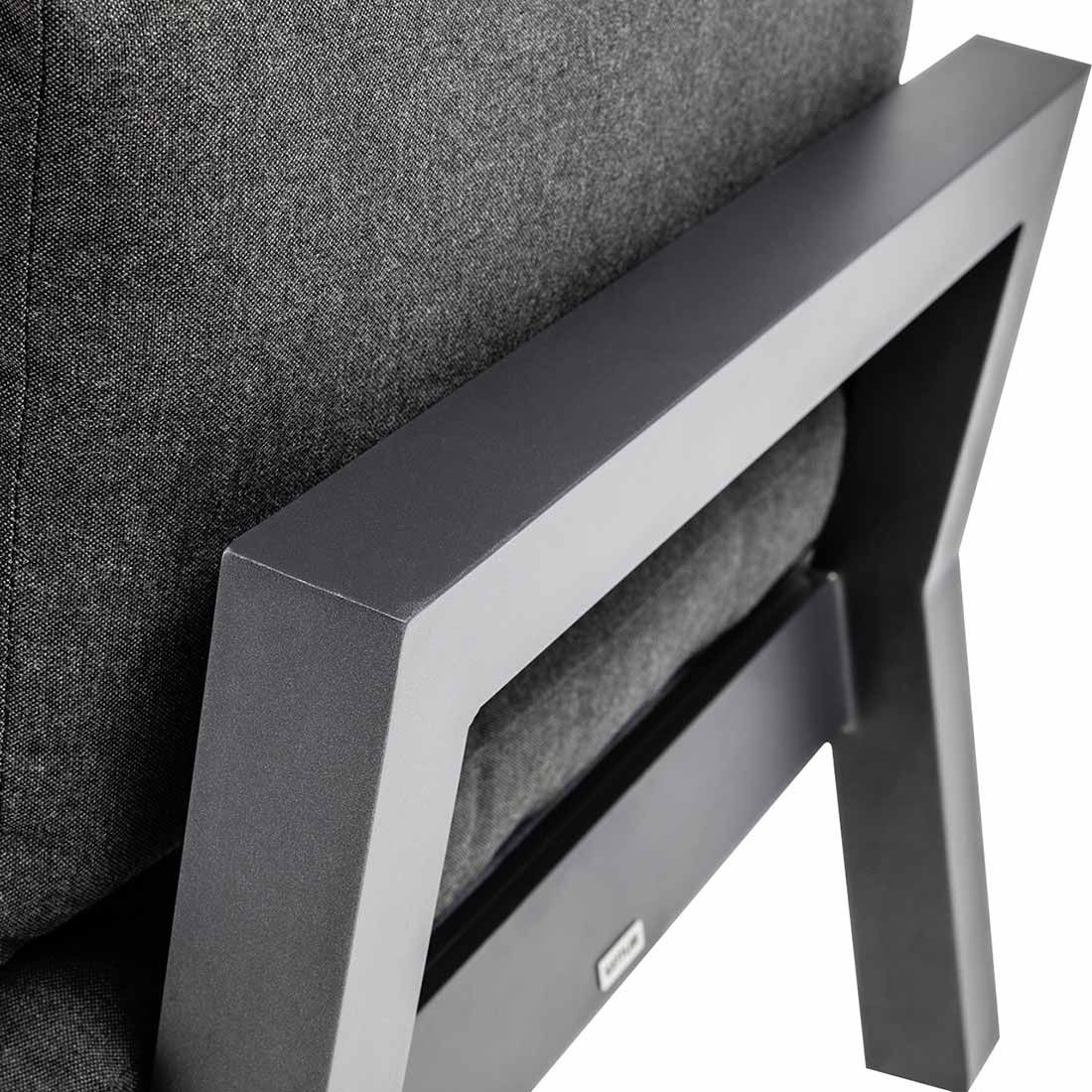 Kettler Comfort Loungesessel Aluminium/Agora
