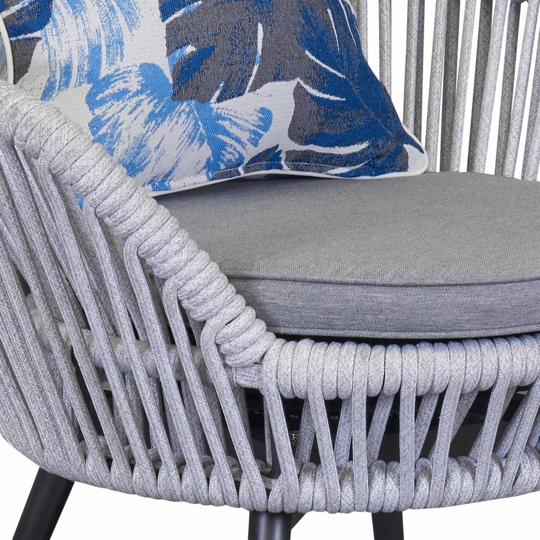 LC Garden Bari Loungesessel Aluminium/Rope