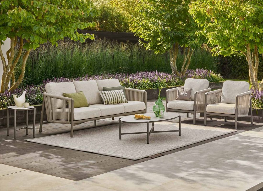 Apple Bee Bora Bora Gartenloungesofa Aluminium/Rope/Bee Wett