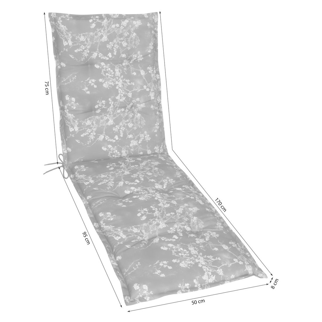 KETTtex Florence Relaxliegenauflage 50x170cm Kunstfaser