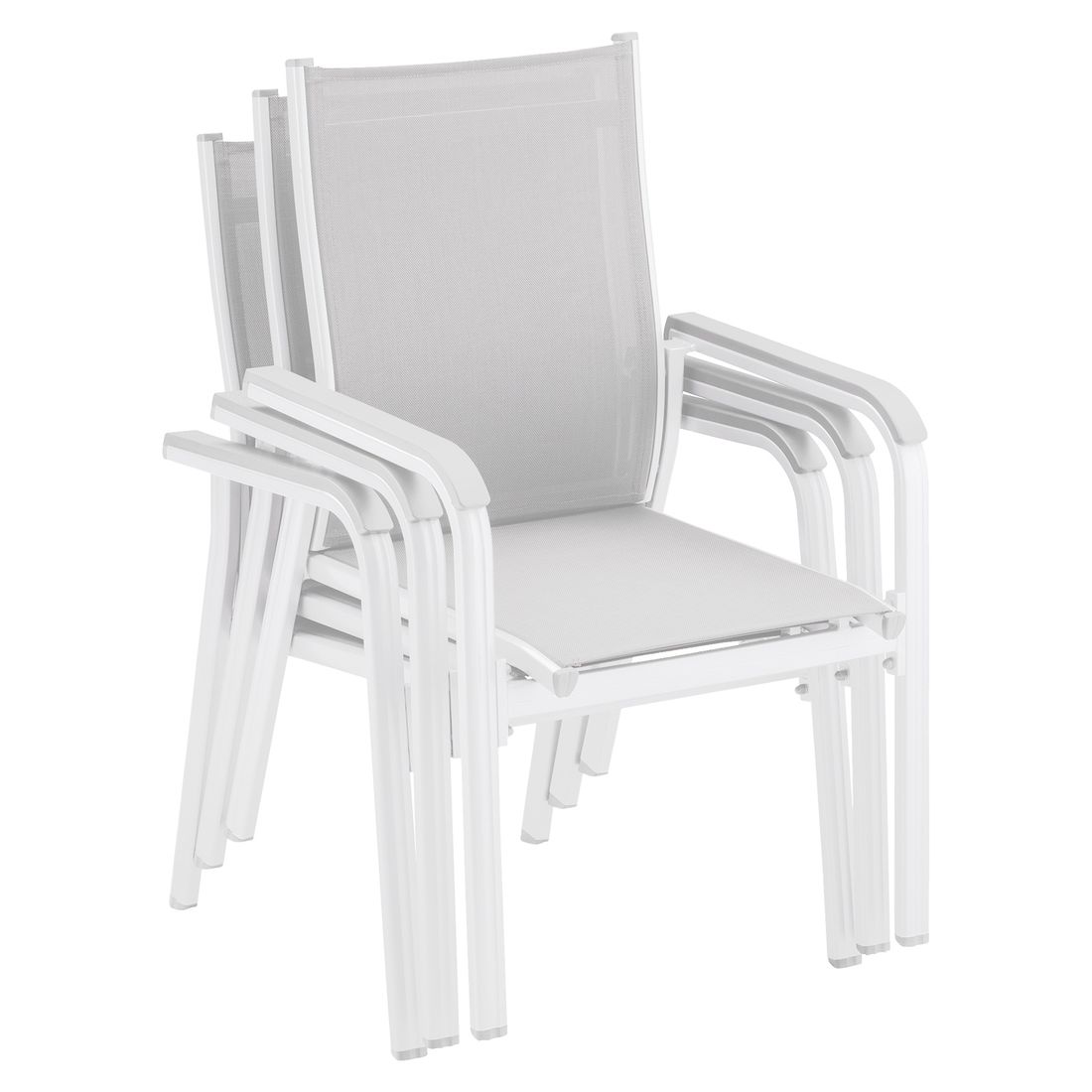 Kettler Basic Plus Gartenmöbel-Set M (4 Plätze) Tisch 160x95cm