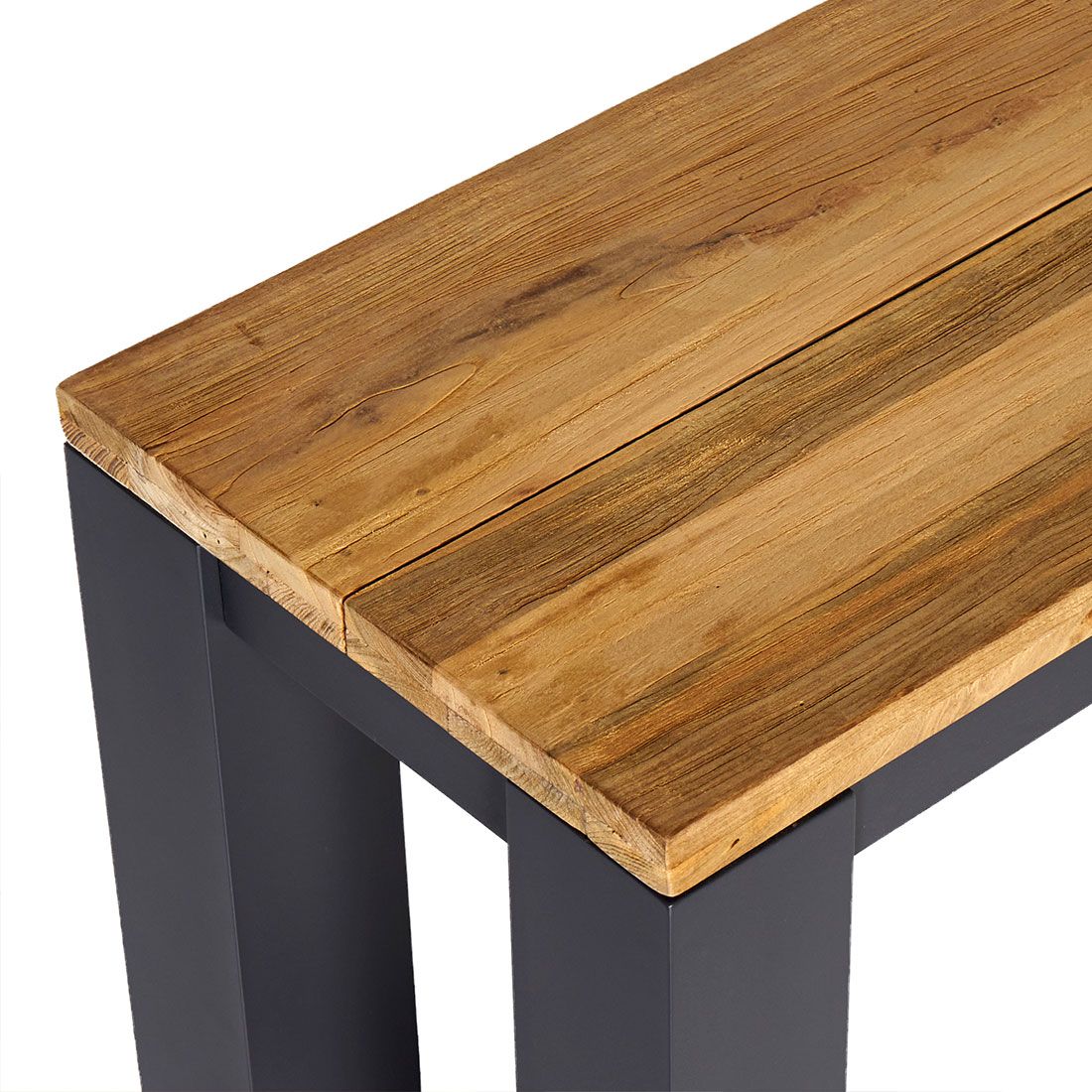 OUTLIV. Atlanta Gartenbank Aluminium/Teak