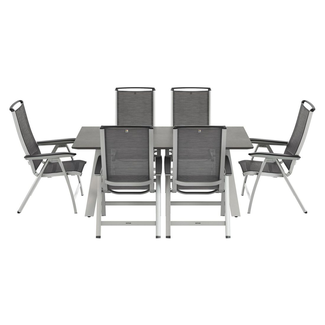 Kettler Forma II Gartenmöbel-Set L (6 Plätze) mit OUTLIV. Tisch 180x90cm