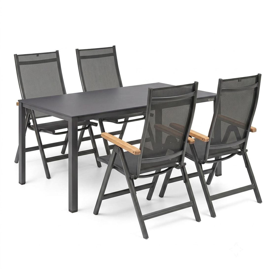 Kettler Granada Gartenmöbel-Set M (4 Plätze) Tisch 160x95cm