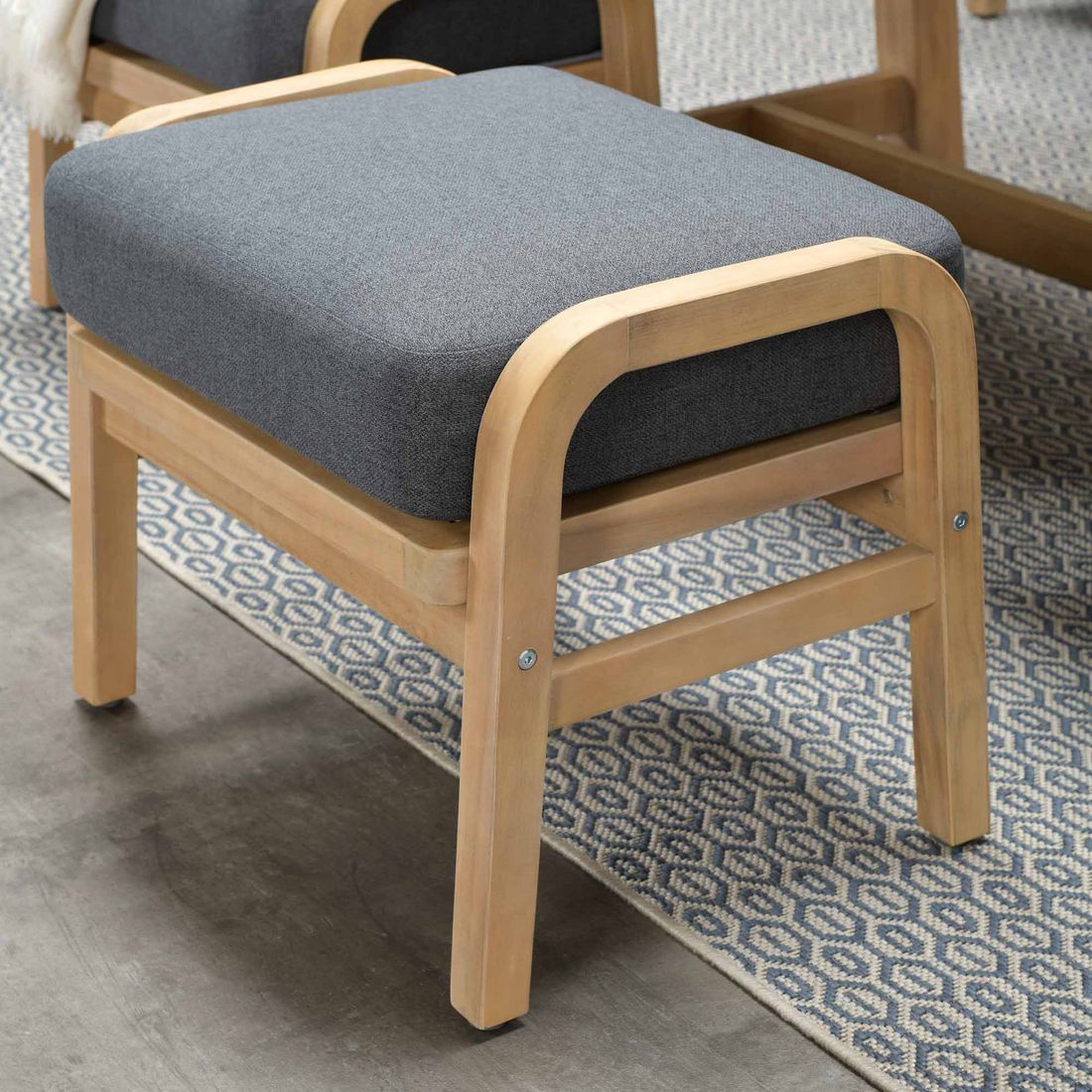 Garden Impressions Santos Dininglounge Tisch 150x90cm Akazie/Rope/Polyester
