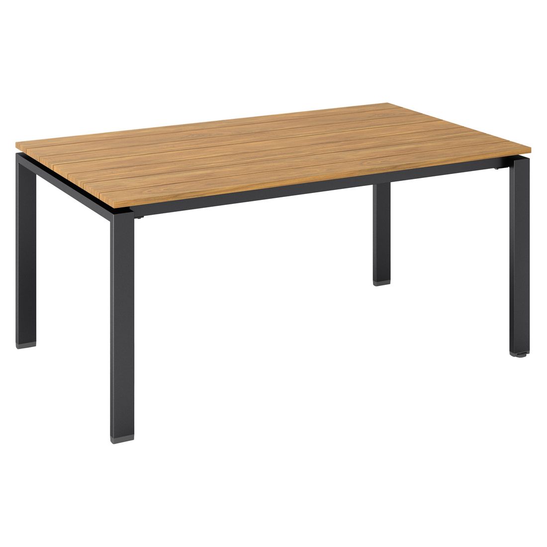 Kettler Float Gartentisch Aluminium/Teak