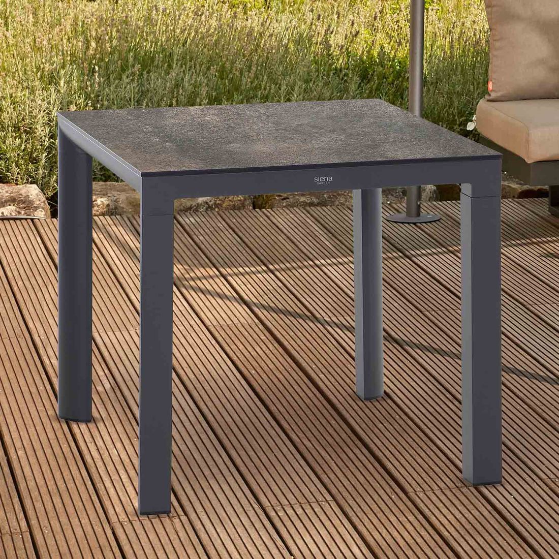 Siena Garden Silva Gartentisch Aluminium/HPL