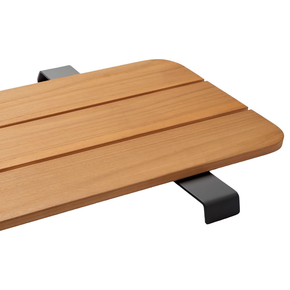 Stern Enya Verbindungstisch 84x48cm Edelstahl/Teak