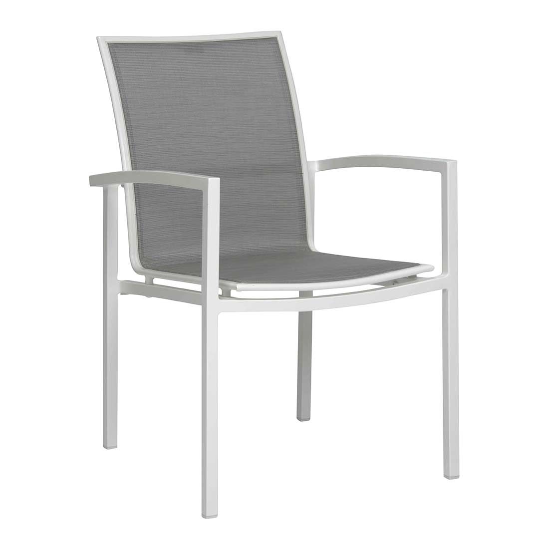 Stern Skelby Stapelsessel Aluminium/Textilene