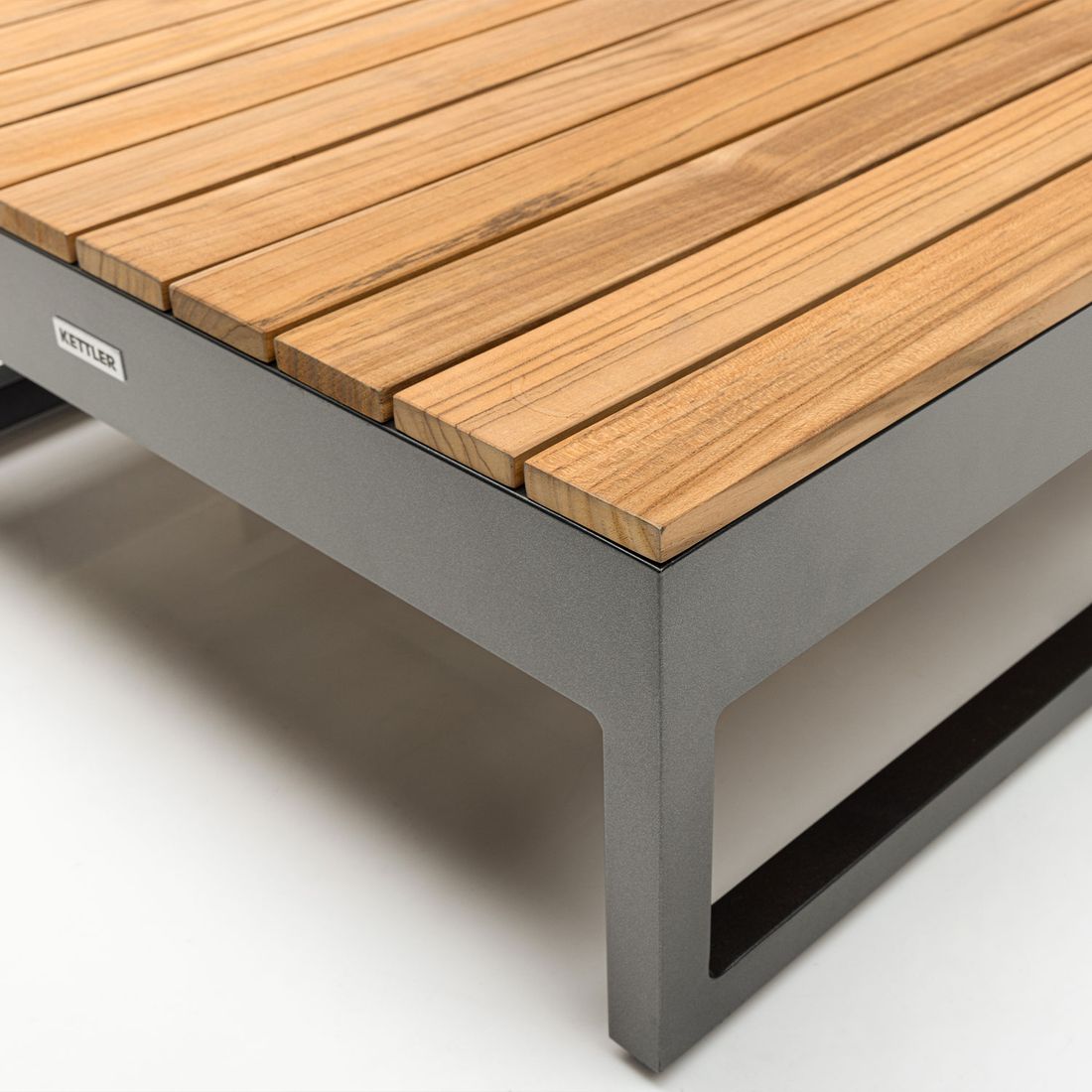 Kettler Ocean Skid Platform Loungeset 3-tlg. Aluminium/Olefin