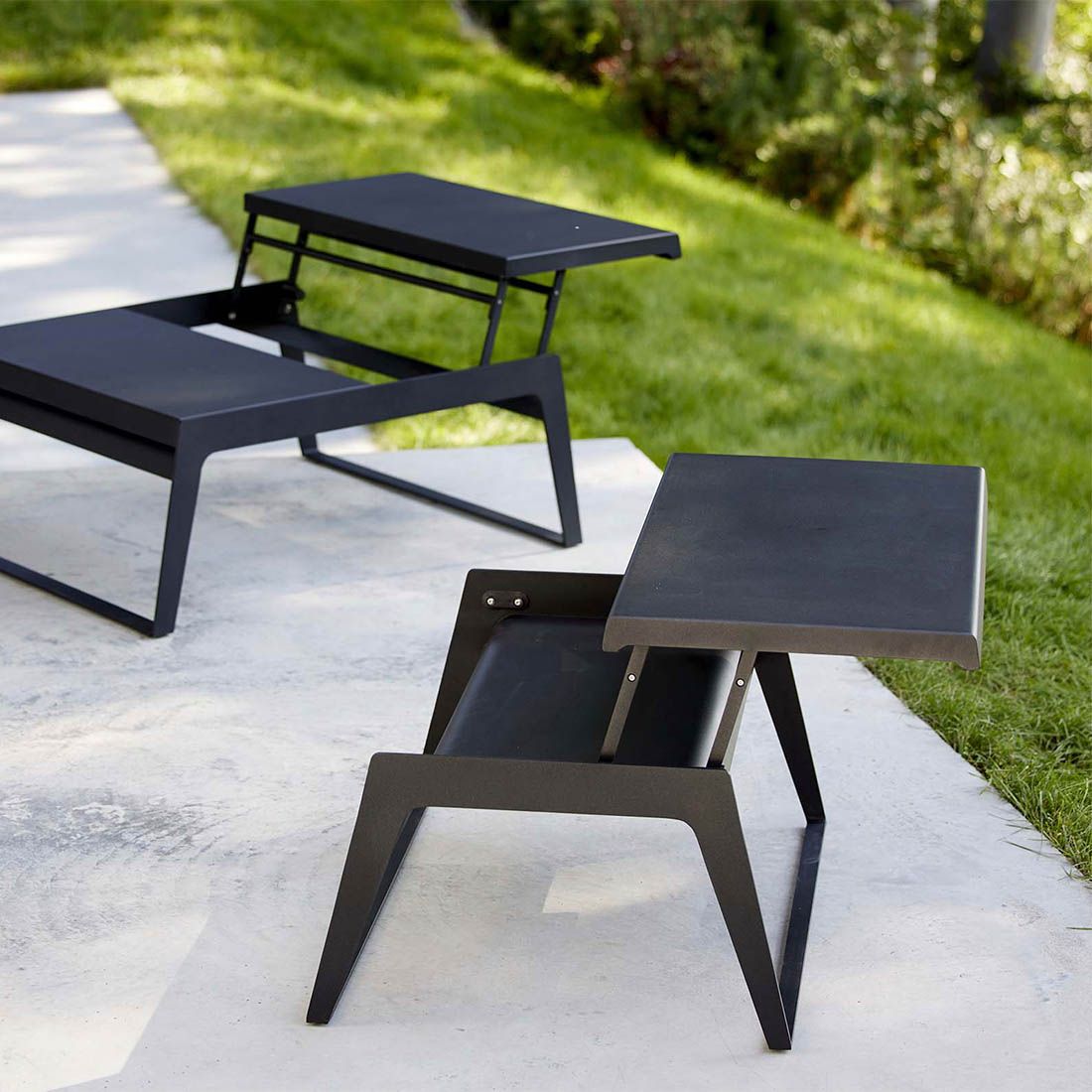 Cane-Line Chill-out Loungetisch 66x90 cm Aluminium