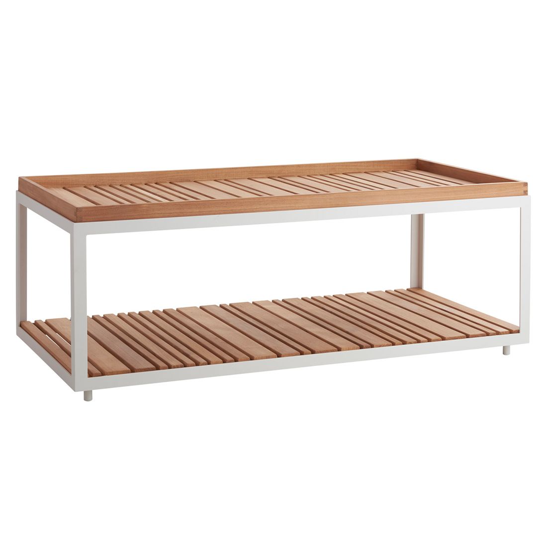 Cane-Line Level Loungetisch 120x60cm Aluminium/Teak