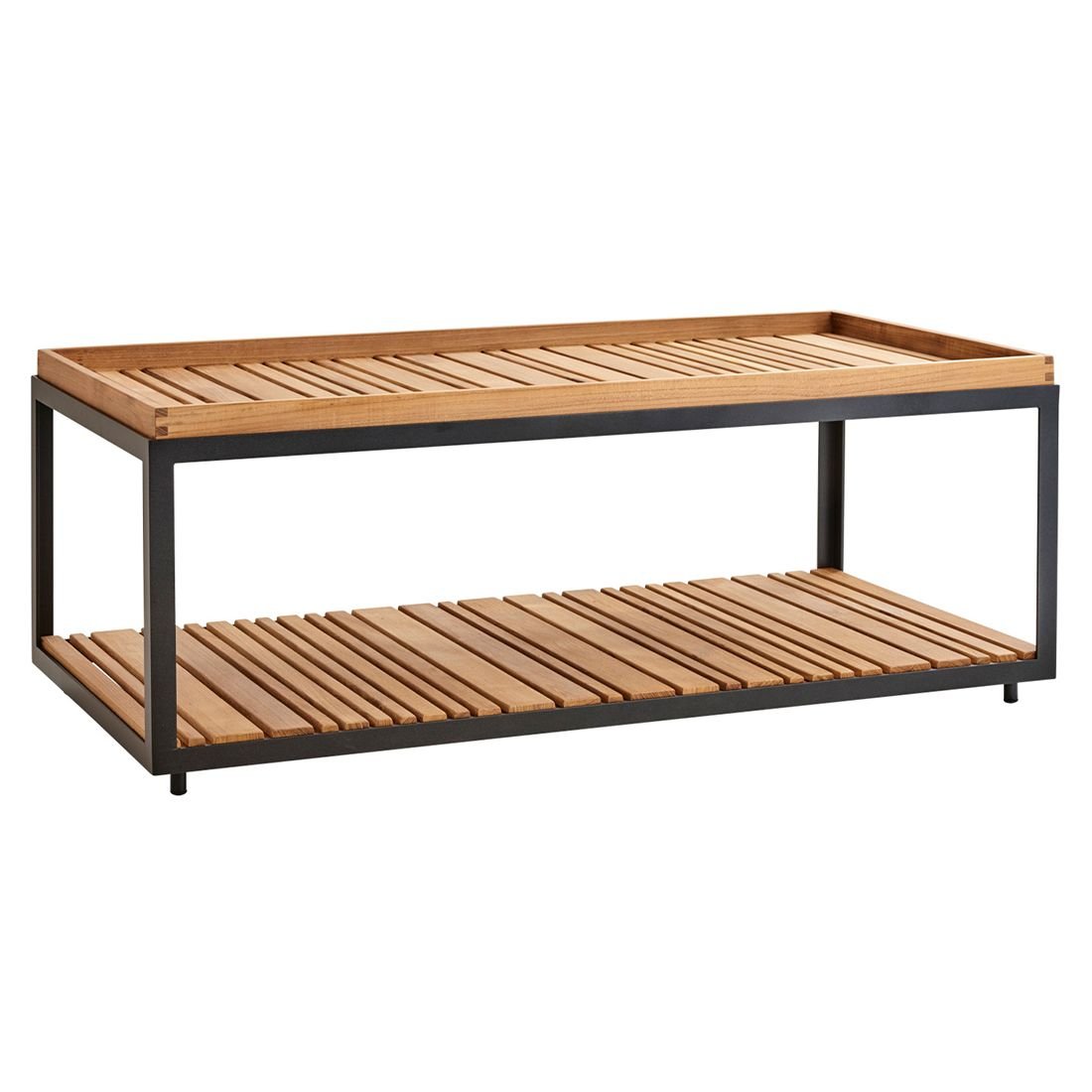 Cane-Line Level Loungetisch 120x60cm Aluminium/Teak